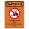 Signmission OSHA, Underground Gas Call, 14in X 10in Rigid Plastic, 10" W, 14" L, Portrait, OS-WS-P-1014-V-13582 OS-WS-P-1014-V-13582 - alternate 1